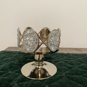 Bath & Body Works Silver Candle Holder